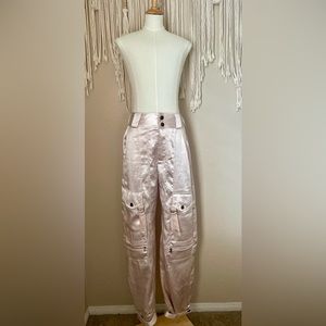 Free People Light Pink Tried to Tell You Cargo Pants